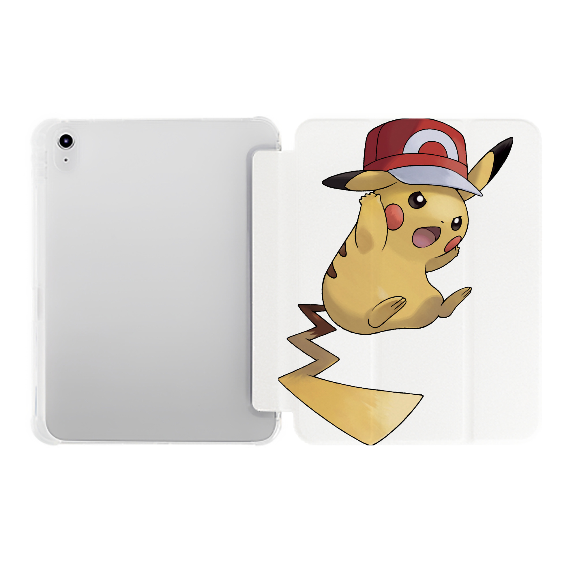 （画像用） ポケットモンスター Pokémon IPad ケース ペン収納付き 三つ折りスタンド PUレザー×シリコン 対応機種9.5/10.5/10.9インチ